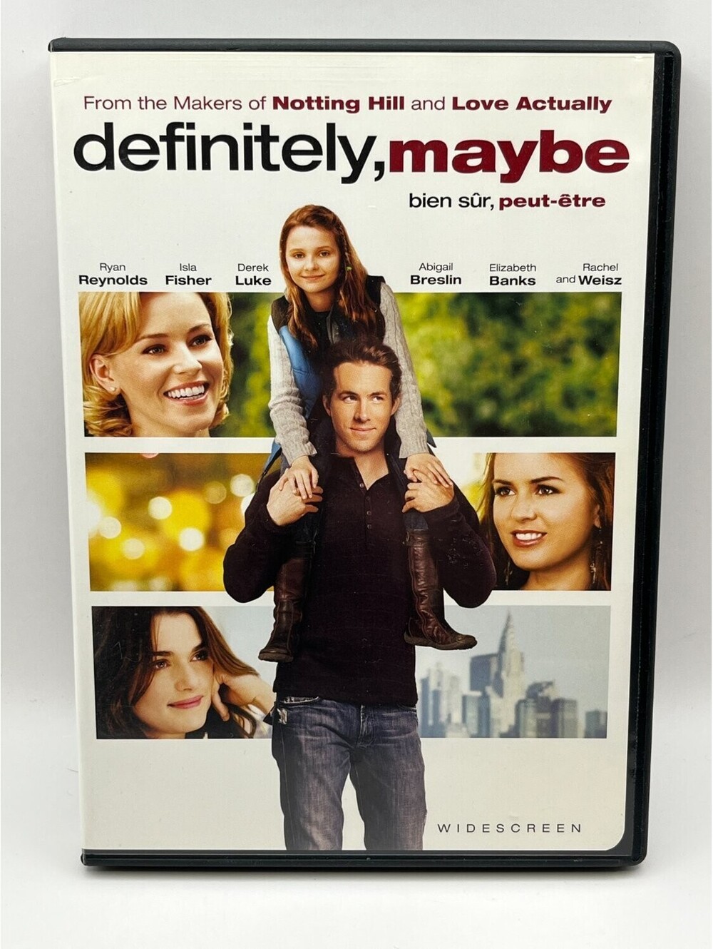 Definitely DVD Widescreen Edition Ryan Reynolds 2008 Comedy Adam Brooks